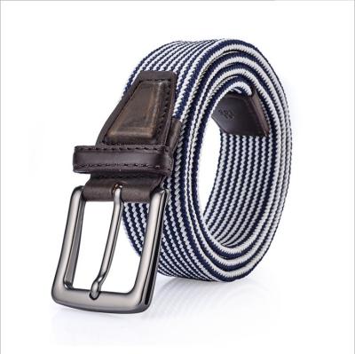 China Braided Canvas Fabric Elastic Belt for sale