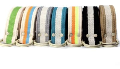 China 3.0cm Fabric Web Belt buckle Women 110cm belt for sale