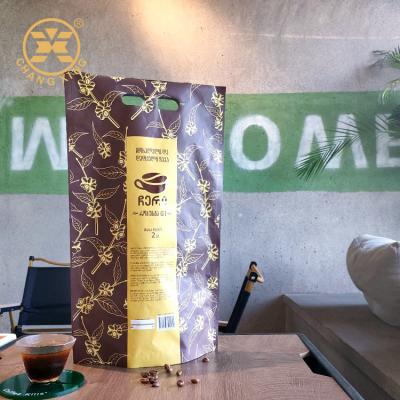 Китай Shinny сумки кофе 1kg 500g упаковывая стойте вверх Resealable мешок с клапаном и молнией продается