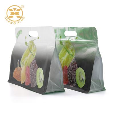 China Laminated Flat Bottom Pouch dried Mushroom Roll Film Food Packaging Bag Dried Mushroom Packing Bag for sale