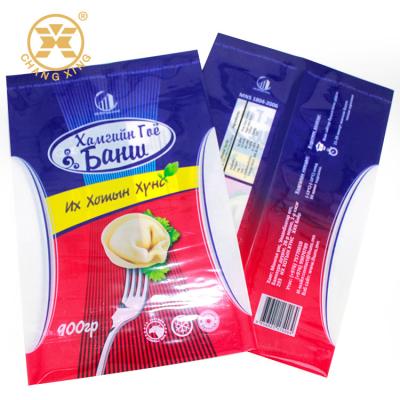 China Frozen Dumplings Food Plastic Packing Bag Custom Design Te koop
