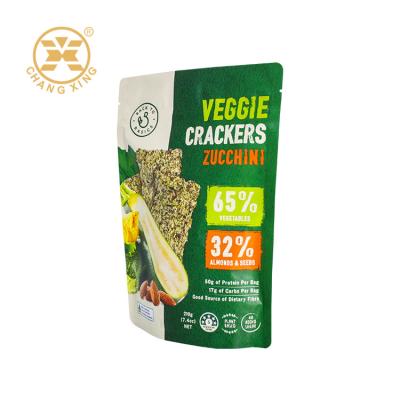 China Bolsa de embalagem de chips de legumes crocantes à prova de umidade com trava de zíper à venda