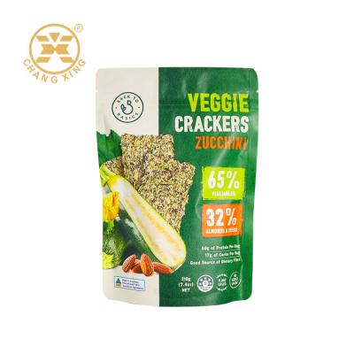 China Private Label Verpakkingszakjes voor gebakken groentechips met gedroogde chips Te koop