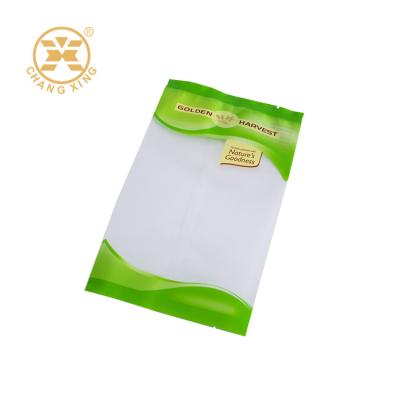 China Three Side Sealed Plastic Food Packaging Bag Non Leakage Accept Custom for sale