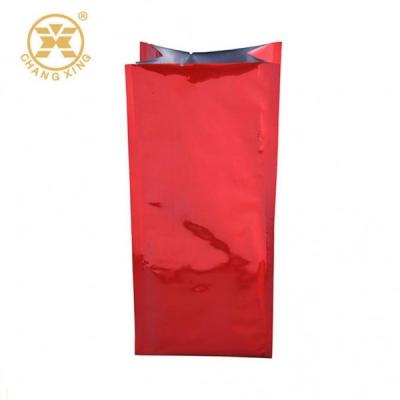 China Libra vermelha Gusseted do empacotamento do café da folha a 1 ensaca com empacotamento de alumínio de Prined da válvula à venda