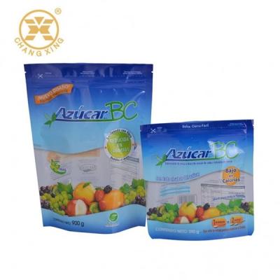 Chine sacs de empaquetage transparents en plastique de fruit de 1kg 2kg de conception sèche bleue de poche avec la fenêtre à vendre