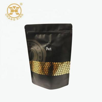 China Stand up Resealable Coffee Packaging Bags Airtight zipper coffee bags for sale