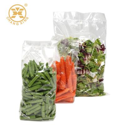 China BOPP Preformed Vegetable Packing Bags Opp Cpp Laminated Bags Side Gusset Stand Up Pouch for sale