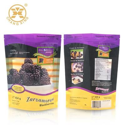 China Zipper Frozen Dry Fruit Packaging Bags Preserved Fruit Roll Film Preserved Fruit Packing Bag for sale