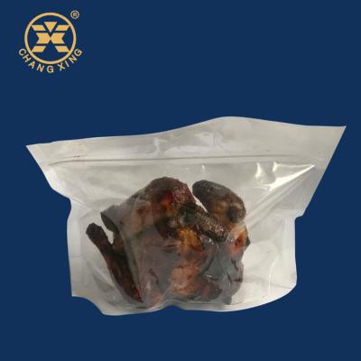 China Anti Fog OPP Vacuum Packaging Bag Nylon Zip Lock Food Packaging Bags Roast Chicken for sale