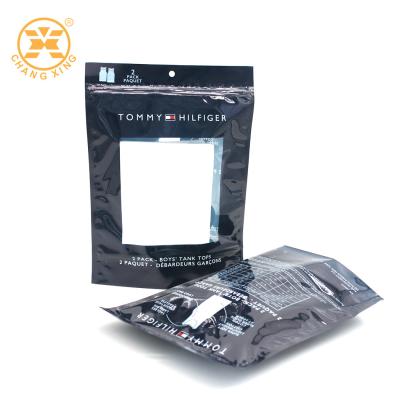 China OEM PE Clothing Packaging Bags Eco Friendly Stand Up Frosted Zip Lock for sale
