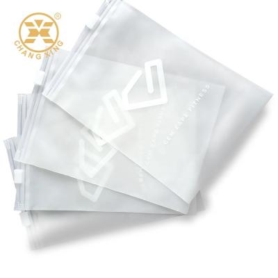 China CPPFrosted Matte Underwear Biodegradable Poly Bags para el traje de baño de empaquetado en venta