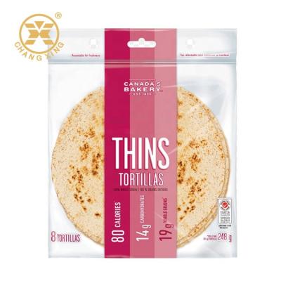 Китай Пластиковая упаковка логотипа 0.5kg 250g OEM для Tortilla хлебов создает программу-оболочку изготовленная на заказ жара - упаковка уплотнения продается