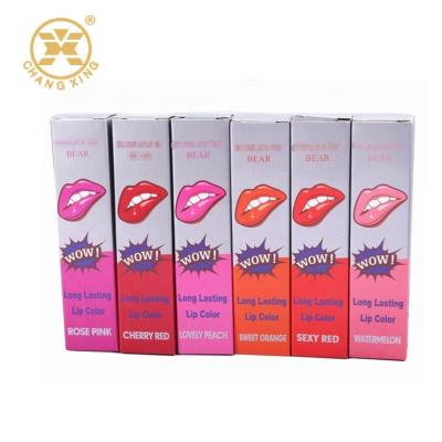 China ISO9001 Fancy Paper Cardboard Packaging Boxes Slotted Custom Lip Gloss Box Packaging for sale