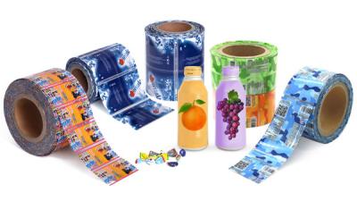 China LDPE-PVC-Hitze-Psychiaters-Verpackungsfolie-Psychiaters-Ärmel-Etikettendruck für Getränkefrucht-Milch zu verkaufen