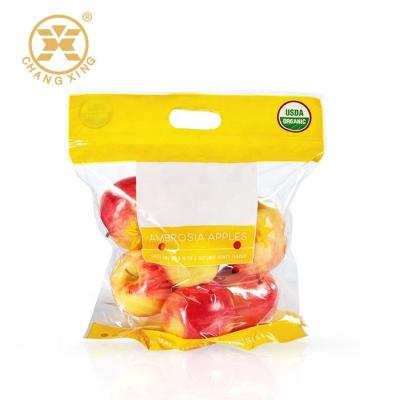 China El plástico transparente de la fruta del LDPE laminó los bolsos para el soporte impreso de encargo del acondicionamiento de los alimentos encima de bolsos de la bolsa en venta