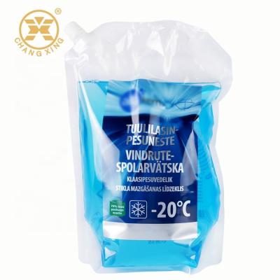 China 1 3 litre standing pouch for windshield washer fluids spout pouch packaging for sale