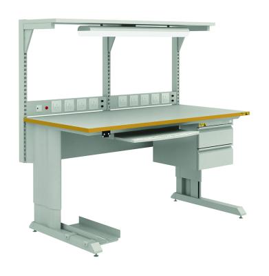 China Fire Proof Anti Static Table Esd Workbench Heavy Duty Steel For Industrial for sale