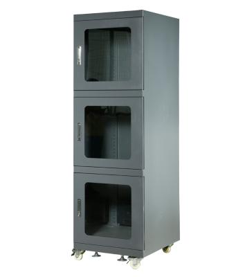 China Black Anti Static  Electronic Dry Cabinet With 1% - 10% RH Humidity Range for sale
