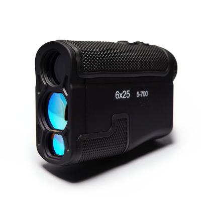 China 6x25mm 5-1000m Golf Laser Rangefinder With Pinsensor Battery for sale