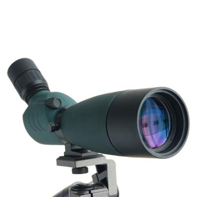 China 20-60x60 Outdoors Telescope , ED Glass Military Spotting Scope With Tripod for sale