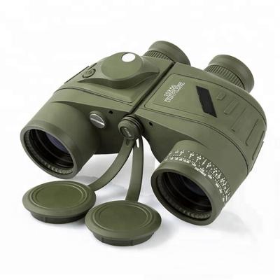 China 10x50 Military Marine Binocular Telescope Fogproof With Rangefinder for sale