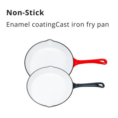 China 10 Inch Non Stick Cast Iron Fry Pan For Omelettes BSCI SGS ISO9006 for sale