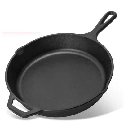China Heavy Duty Durable 10 Inch Cast Iron Skillet With Helper Handle - for sale