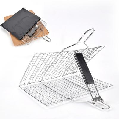 China 34cm Barbeque Grill Net Welded Bbq Grill Net Stainless Steel for sale