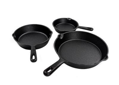 China 6/8/10 Inch Cast Iron Skillet Pre Seasoned For Sear, Sauté, Bake All Stove for sale