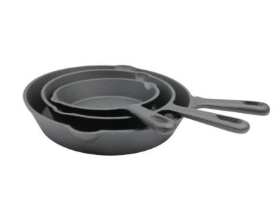 China Frigideira Pan For Searing do ferro fundido de 10 polegadas, cozimento, fritando - Pre-temperado à venda
