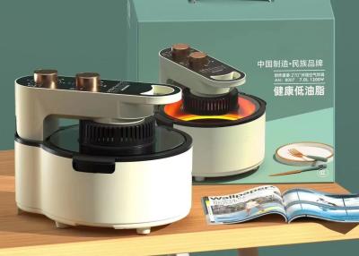 中国 新しい家庭電化製品はフライ鍋のオーブンの調節可能な温度およびタイマーが付いている多機能の電気炊事道具を乾燥する 販売のため