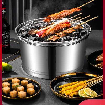 China Portable BBQ Grilling Stove Stainless Steel 29cm For Camping for sale
