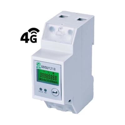 China 4G Nb Din Rail Mounted Single Phase Kwh Meter With Data Memory RS485 for sale