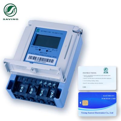 China 50Hz Electrical One Phase Energy Meter Single Phase Electronic With IC Card for sale