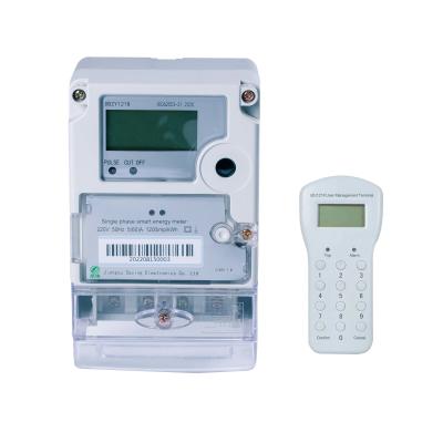 China Wireless 230V Keypad Energy Meter Token Charge Electricity Meter Single Phase for sale