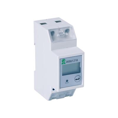 China Prepay Power Smart Prepaid Energy Meter Wifi 35mm 2p Din Rail With RS485 for sale