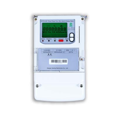 China 3 Phase Pre Payment Smart Meter Lcd Energy Meter 100A 80A 4 Wire Multi Channel for sale