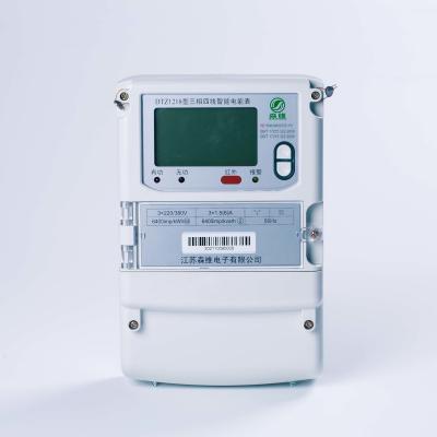 China 50Hz Three Phase Prepaid Energy Meter Digital Power Meter 6400imp/KWh for sale