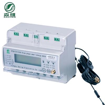 China LCD Display Smart Prepaid Energy Meter for 220V Voltage Accuracy Class 1.0/Class 2.0 for sale