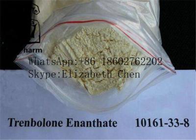 China CAS 10161-33-8 Trenbolone Enanthate / Parabola Build Muscle Steroids Trenbolone Acetate Yellow Powder  99%purity for sale