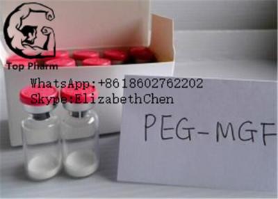 China 2mg*10vial/kit PEG MGF Human Growth Hormone Peptide CAS 108174-48-7 White loose lyophilized powder. for sale