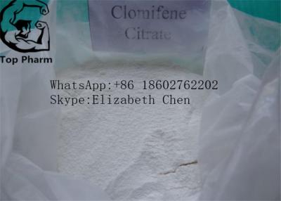 China CAS 50-41-9 Natural Male Hormones , Clomiphene Citrate For Men 99% Purity white powder for sale