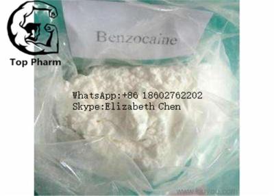 China Benzocaine Cas 94-09-7 Local Anesthetic Powder High Purity White Crystalline Powder body building for sale