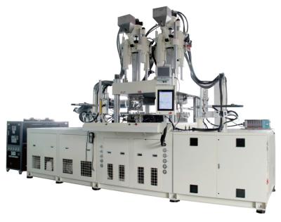 China Screw Double Color Injection Machine Rotary 2000 Ton Vertical Injection Molding Machine for sale