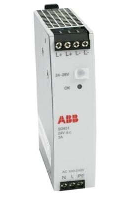 China ABB 3BSC610064R1 SD831 Power Supply Input AC 100-240 V Output DC 24 V 3A Te koop