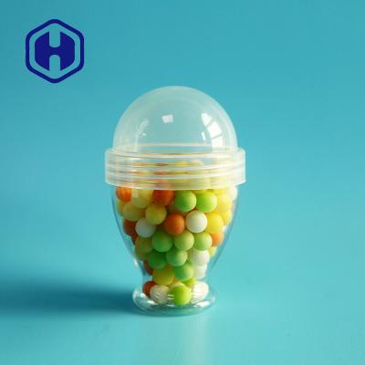 China Cute 140ml Bpa Free Airtight Plastic Packaging Jar Children Baby Food Egg Shape for sale