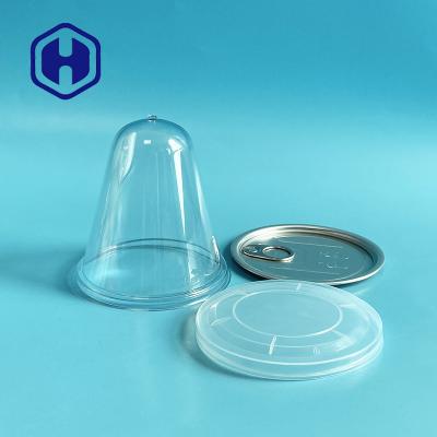 China 600ml PET Bottle Preform 07# 83mm Plastic Can Easy Open End Injection for sale
