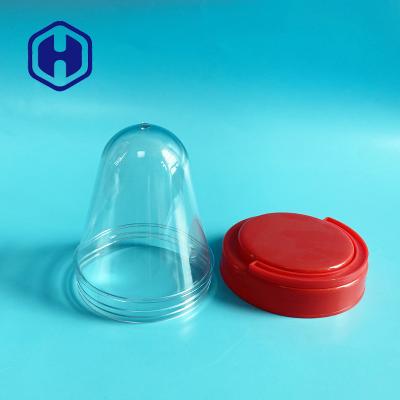 China 900ml 1000ml Neck 85mm PET Food Jar Plastic Preform With Handle Lid for sale