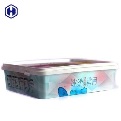 China Recyclable Plastic Cookie Boxes 2600ml 400g A4 Shape Hot Filling Available for sale